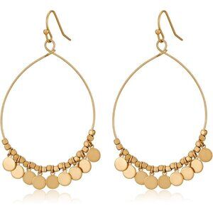 ⚡Bohemian Gold Hoop Earrings Lightweight Dangle Drop Earrings for Women Fashion